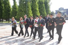 В Хачмазе состоялось мероприятие "Наш суверенитет вечен" (ФОТО)