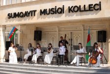В Сумгайытском музыкальном колледже отметили День национальной музыки (ФОТО)
