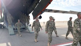 Делегация Узбекистана прибыла в Азербайджан для участия в учениях "Сила единства – 2026" (ФОТО/ВИДЕО)
