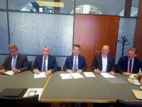 Между АЖД и Гамбургским портом подписан протокол о развитии сотрудничества (ФОТО)