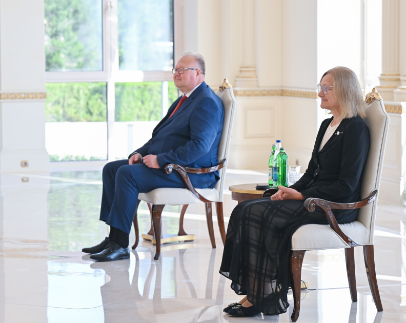 Президент Ильхам Алиев принял новоназначенного посла Эстонии в Азербайджане (ФОТО/ВИДЕО)