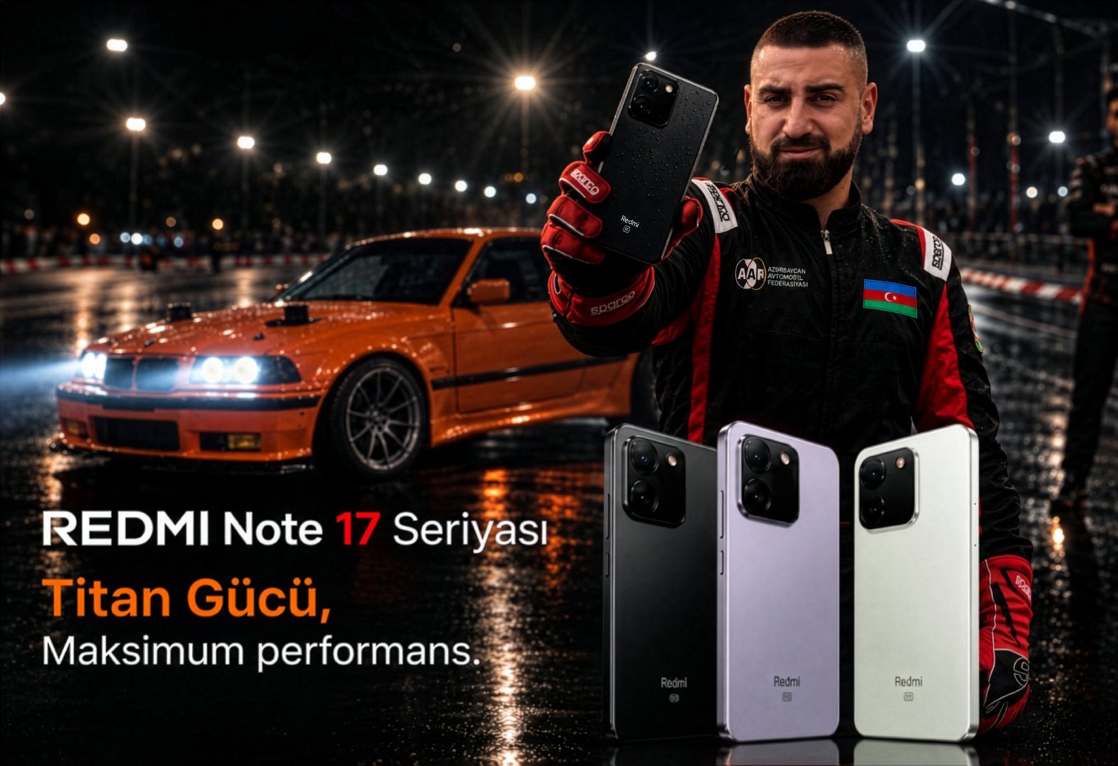 Сила Titan в движении: REDMI Note 17 Pro Max 5G на гоночном треке (ФОТО)