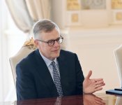 Президент Ильхам Алиев принял председателя и главного исполнительного директора компании Neuberger Berman (ФОТО)