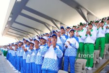 Кони, алабаи, свадьба и гости в спортивных костюмах - открытие Ахалтекинского комплекса Президента Туркменистана в Ашхабаде (ФОТО)