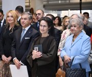 Лейла Алиева и Алена Алиева приняли участие в открытии выставки азербайджанских ковров в Святом Престоле (ФОТО)
