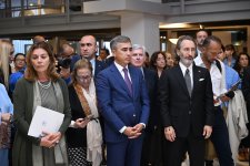Лейла Алиева и Алена Алиева приняли участие в открытии выставки азербайджанских ковров в Святом Престоле (ФОТО)