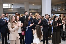 Лейла Алиева и Алена Алиева приняли участие в открытии выставки азербайджанских ковров в Святом Престоле (ФОТО)