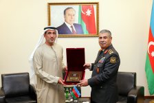 Закир Гасанов обсудил с госминистром ОАЭ развитие военного сотрудничества (ФОТО)