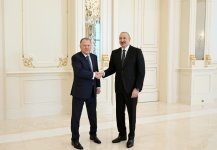 Президент Ильхам Алиев принял президента Международной федерации дзюдо (ФОТО)