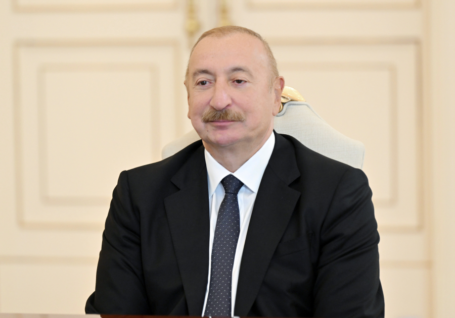 Президент Ильхам Алиев принял президента Международной федерации дзюдо (ФОТО)