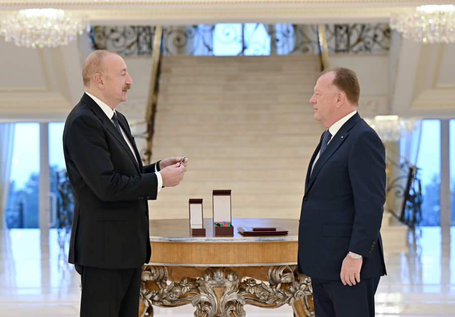 Президент Ильхам Алиев принял президента Международной федерации дзюдо (ФОТО)