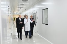 Президент Ильхам Алиев принял участие в открытии предприятия по производству лекарственных препаратов в Пираллахинском промышленном парке (ФОТО)