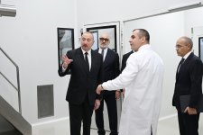Президент Ильхам Алиев принял участие в открытии предприятия по производству лекарственных препаратов в Пираллахинском промышленном парке (ФОТО)