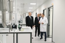 Президент Ильхам Алиев принял участие в открытии предприятия по производству лекарственных препаратов в Пираллахинском промышленном парке (ФОТО)