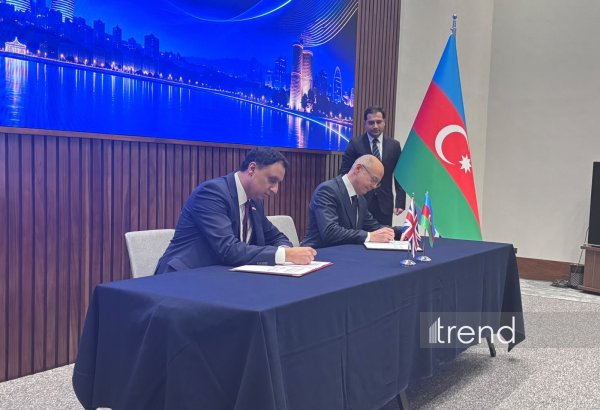 Между Азербайджаном и Великобританией подписан ряд документов (ФОТО)