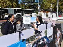 В Женеве открылась фотовыставка, посвящённая минной угрозе против Азербайджана (ФОТО)