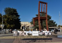 В Женеве открылась фотовыставка, посвящённая минной угрозе против Азербайджана (ФОТО)
