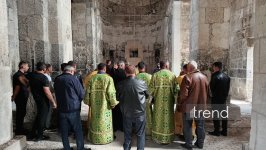 Представители Албано-удинской религиозной общины посетили монастырь Агоглан в Лачине (ФОТО)