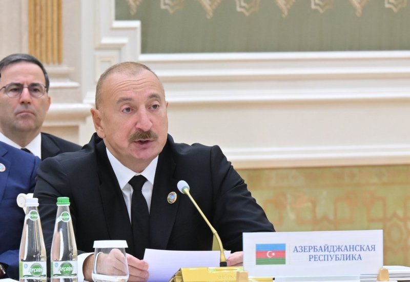 Президент Ильхам Алиев: Товарооборот Азербайджана со странами Центральной Азии в прошлом году вырос более чем на 50% (Полный текст выступления главы государства)