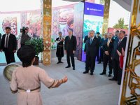 Президент Ильхам Алиев ознакомился с Фестивалем национальных блюд стран-участниц СНГ (ФОТО)