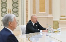 Президент Ильхам Алиев принимает участие в 8-й Консультативной встрече глав государств Азербайджана и Центральной Азии в Туркменбаши (ФОТО)
