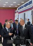 Президент Ильхам Алиев ознакомился в Туркменбаши с национальными стендами стран-участниц СНГ (ФОТО)