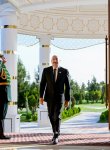 Президент Ильхам Алиев прибыл в Комплекс «Аваза» для участия в заседании Совета глав государств СНГ (ФОТО)