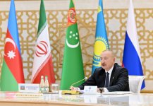 Президент Ильхам Алиев принял участие в Каспийском экологическом саммите в расширенном составе (ФОТО)