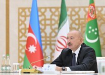 Президент Ильхам Алиев принял участие в Каспийском экологическом саммите в расширенном составе (ФОТО)