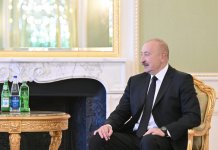 Президент Ильхам Алиев принял главу Чеченской Республики России (ФОТО)