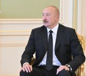Президент Ильхам Алиев принял главу Чеченской Республики России (ФОТО)