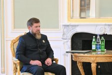 Президент Ильхам Алиев принял главу Чеченской Республики России (ФОТО)