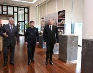 Президент Ильхам Алиев и глава Чеченской Республики России Рамзан Кадыров посетили «Баку Белый город» (ФОТО)