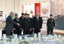 Президент Ильхам Алиев и глава Чеченской Республики России Рамзан Кадыров посетили «Баку Белый город» (ФОТО)