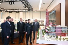 Президент Ильхам Алиев и глава Чеченской Республики России Рамзан Кадыров посетили «Баку Белый город» (ФОТО)