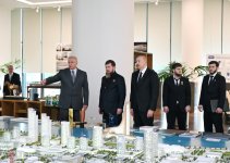 Президент Ильхам Алиев и глава Чеченской Республики России Рамзан Кадыров посетили «Баку Белый город» (ФОТО)