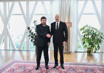Состоялся совместный обед Президента Ильхама Алиева и главы Чеченской Республики России Рамзана Кадырова (ФОТО)