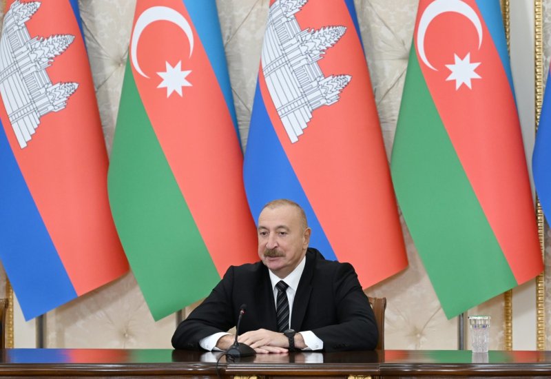 Президент Ильхам Алиев: Мы очень тесно сотрудничаем с Камбоджей в международных организациях (Полный текст заявления главы государства)