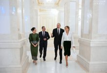 От имени Президента Ильхама Алиева и Первой леди Мехрибан Алиевой дан официальный обед в честь премьер-министра и первой леди Камбоджи (ФОТО)