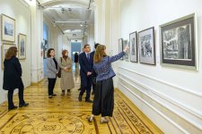Участники проекта "Азербайджанская культура для глобальных послов" посетили Национальный музей искусств (ФОТО)