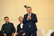 В Центре Гейдара Алиева состоялся брифинг с творческой командой фильма «44» - одного из крупнейших кинопроектов Азербайджана (ФОТО/ВИДЕО)