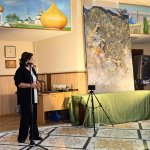 Борис Щетинкин представил картину "Мы идем, Шуша!", написанную со слов героев Карабахской войны (ФОТО)
