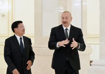 От имени Президента Ильхама Алиева дан официальный обед в честь Президента Лаоса (ФОТО)