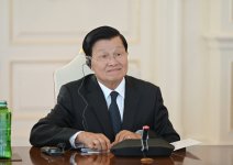 Состоялась встреча Президента Азербайджана Ильхама Алиева с Президентом Лаоса в расширенном составе (ФОТО)