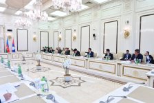 Сахиба Гафарова провела обмен мнениями с Президентом Лаоса (ФОТО)