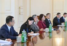 Президент Ильхам Алиев принял члена Политбюро ЦК Коммунистической партии Китая (ФОТО)