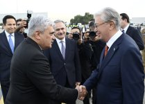 Президент Казахстана прибыл с визитом в Азербайджан (ФОТО)