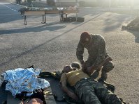 В Азербайджане продолжаются учебные сборы с военнообязанными (ФОТО)
