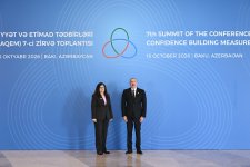 Президент Ильхам Алиев выступает на 7-м Саммите СВМДА (ФОТО)