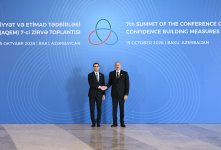 Президент Ильхам Алиев выступает на 7-м Саммите СВМДА (ФОТО)